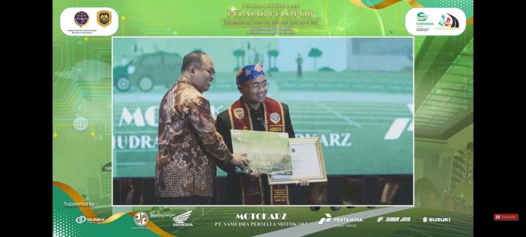 “Best Video Content”Tingkat Nasional 2024 dari Kemenhub di Hotel Mövenpick Jakarta